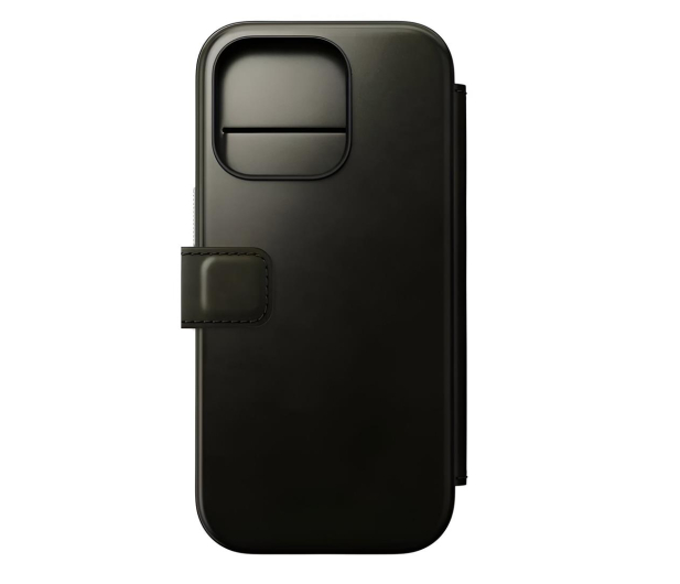 Nomad Leather Folio do iPhone 16 Pro green chrome - 1288694 - zdjęcie